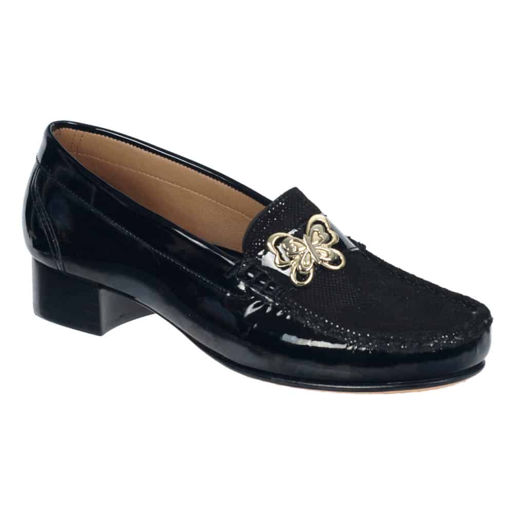3KS/11232/0569 NEGRO CHAROL/FOLIA MIL PUNTOS