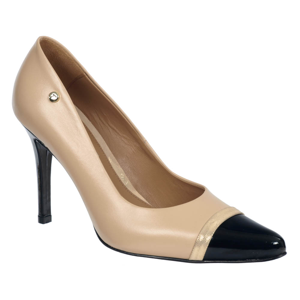 9CS/11180/0509 NEGRO/DORADO/NUDE CHAROL/FOLIA GLITER/PREMIUN