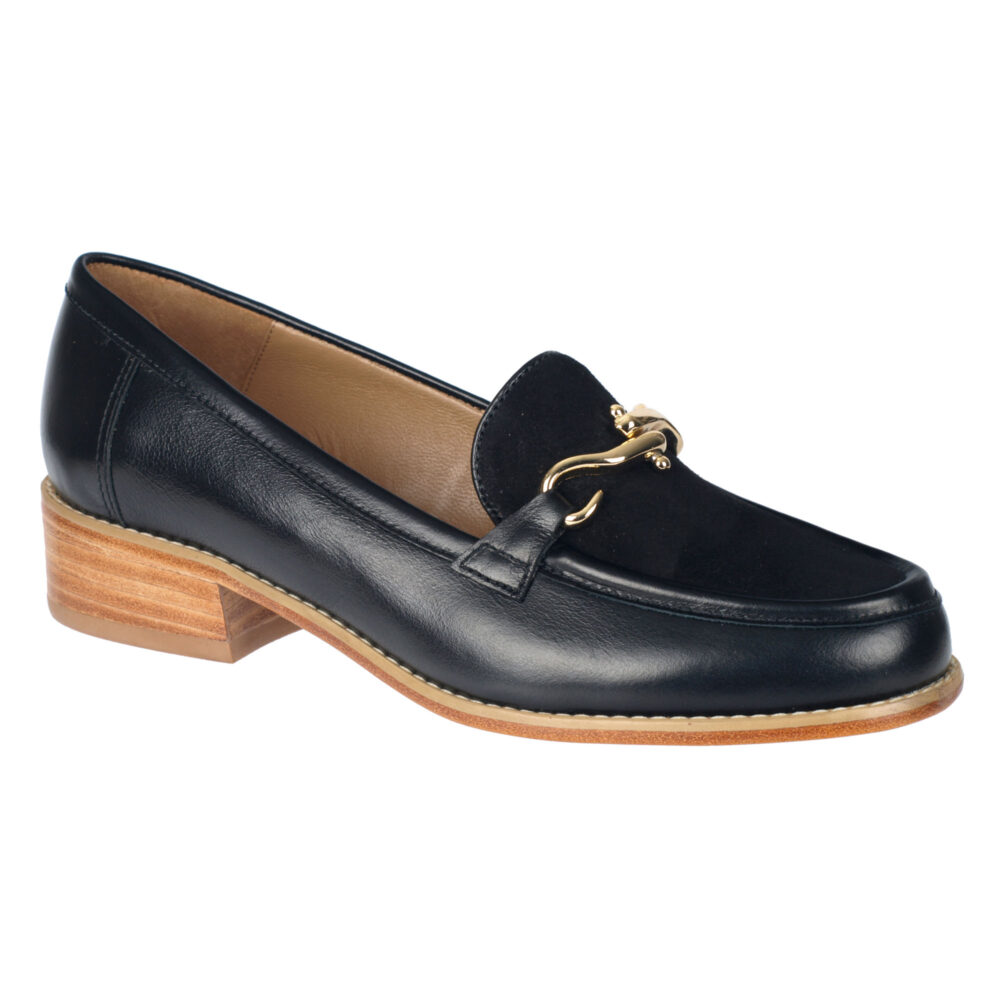 3CS/9991/0157 NEGRO LUSTRADO/GAMUZA
