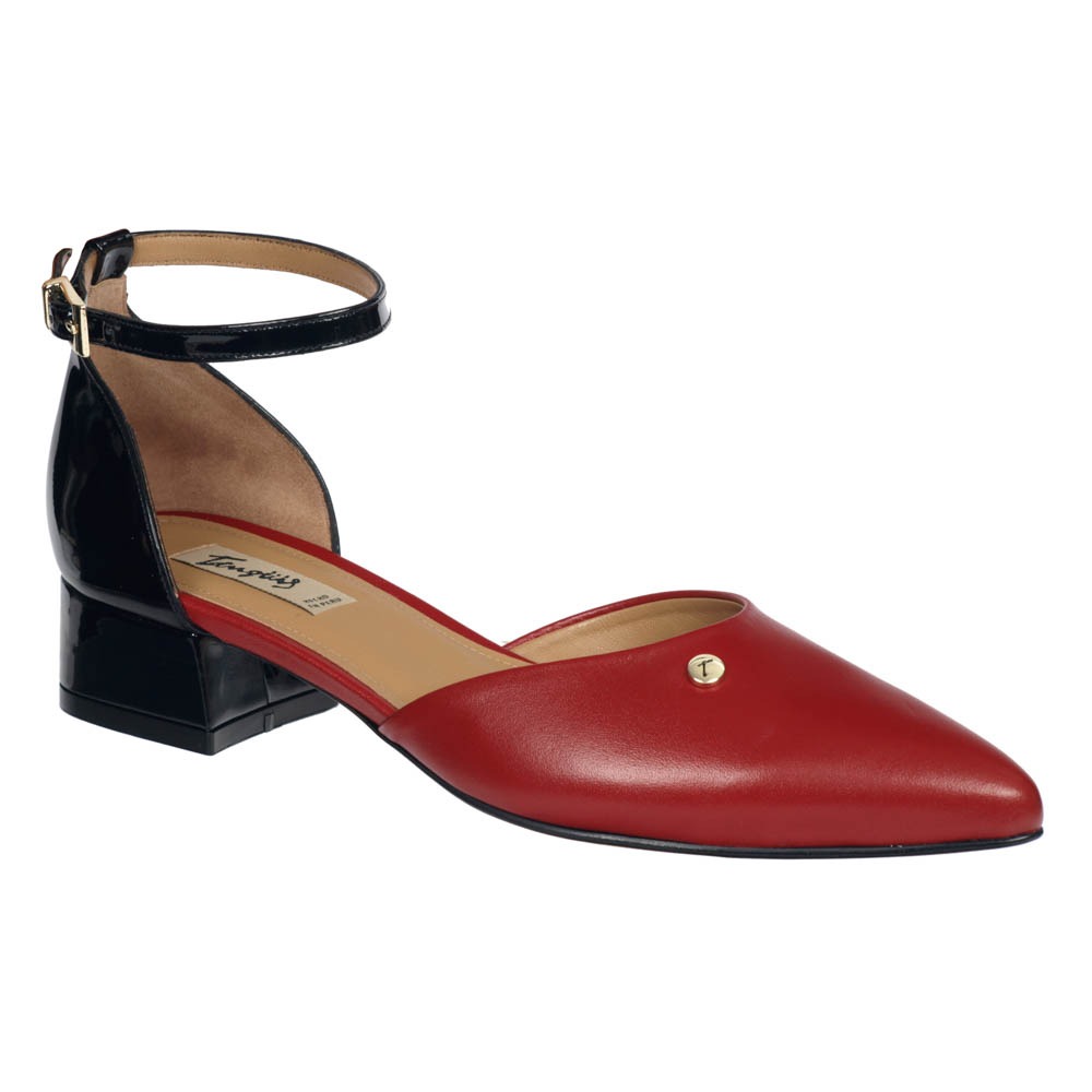 3CS/11360/0668 ROJO/NEGRO NAPA /CHAROL