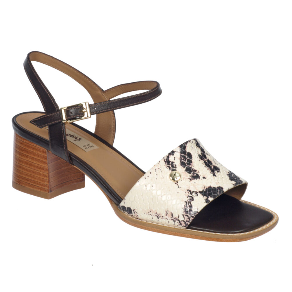 5SS/11326/0468 COBRA # 6/MARRON GRABADO SERPIENTE/NAPA