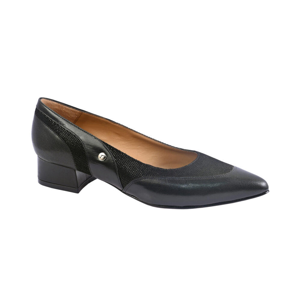 3CS/11370/0668 NEGRO LUSTRADO/FOLIA MIL PUNTOS